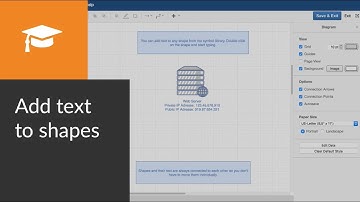 How to add text to shapes in draw.io diagrams in Atlassian Confluence