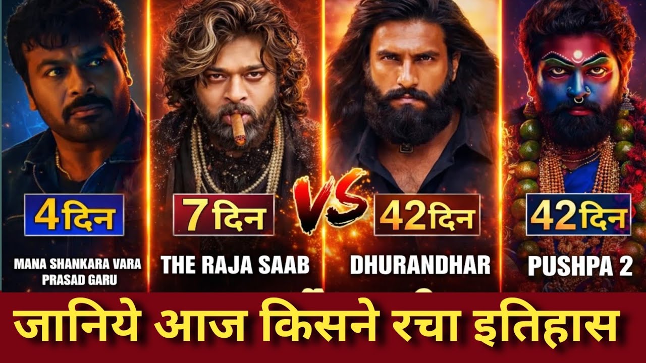 The Rajasaab Collection || Dhurandhar Vs Pushpa Collection || the Rajasaab Today Collection 