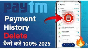 Paytm Payment Transaction History Delete Kaise Kare | How to Delete Paytm Transaction History 2025