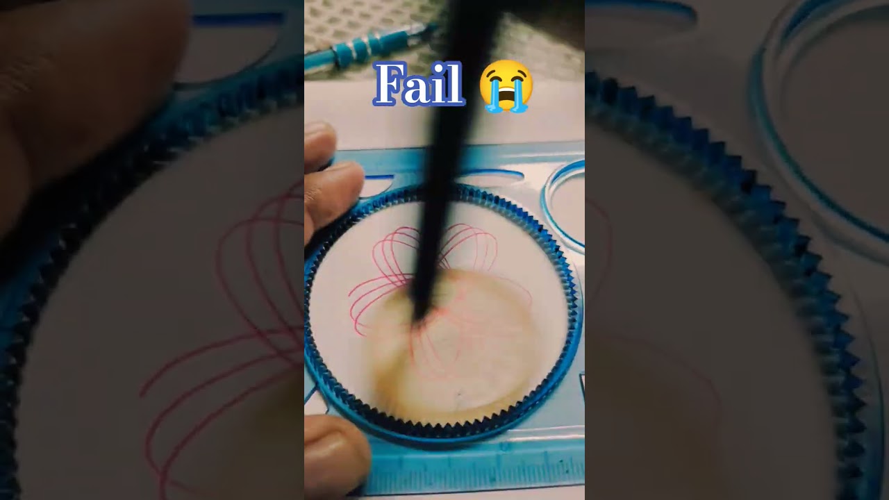 spirograph how to make simple spirograph easy drawing satisfying shorts magic ruler 