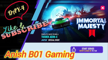 I Need for Speed No Limits Tushek Aeon E IMMORTAL MAJESTY Day 4 l #NFS2025 #nfsnolimitsvideos #nfs 