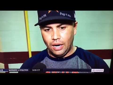 Julia Morales emotional interview with Carlos Beltran