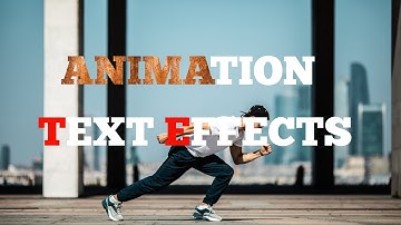Animation text effects made with Kinemaster 2.0 | by MNC Creative