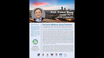 Learning from Network-wide Traffic Sensor Data with Professor Yinhai Wang