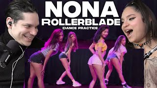 LATINO VIBES!!Waleska & Efra react to NONA Rollerblade dance practice