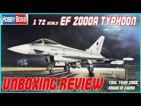 HOBBY BOSS  EFA EUROFIGHTER TYPHOON UNBOXING REVIEW   YouTube