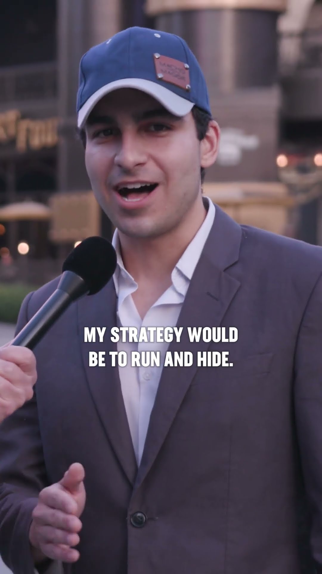 Asking Strangers If They Would Survive The Hunger Games