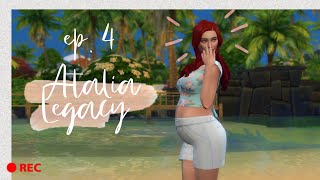 Беременность Лу! Отдых в Сулани симс 4 - Династия Аталия #4 The Sims 4 