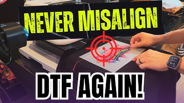STOP Wasting DTF Transfers! Align Perfectly Every Time!