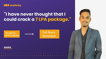 Struggling BCA Graduate to Successful Full Stack Developer | Success Story