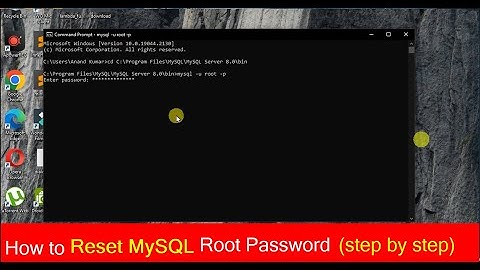 How to reset root password in MySQL Workbench || Change MySQL password