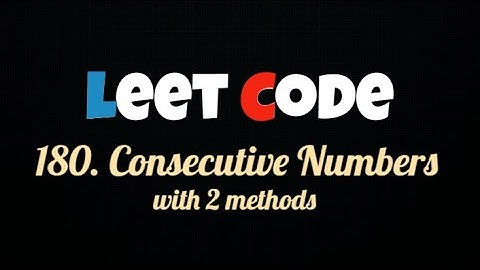 LeetCode 180 | Consecutive Numbers | SQL Interview Question Explained with Examples