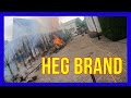 Heg brand -  VOLUNTEERS  -  DUTCH FIREFIGHTERS  -