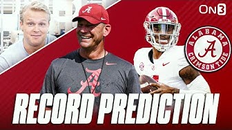 Alabama Crimson Tide Game By Game Record Prediction | Kalen DeBoer, Jalen Milroe PLAYOFF Bound? thumbnail