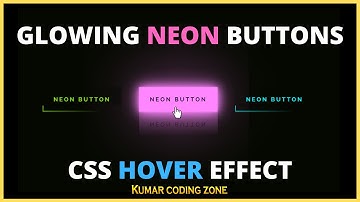 Glowing Neon Light Button Animation Effects on Hover | CSS Snake Border