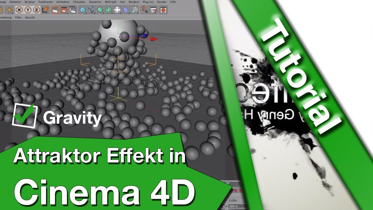 Cinema 4D Tutorial Attraktor Effekt by Genry Hale - YouTube