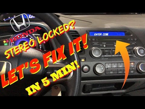 stereo-reset-code-for-06-11-honda-civic-(locked-radio)-in-5-minutes!!