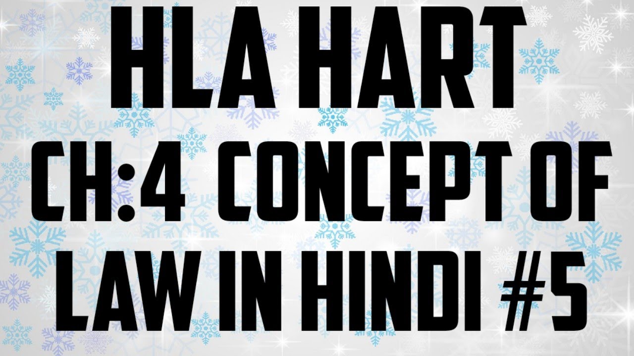 Hla hart| chap 4 sovereign and subjects|concept of law| part2||legal