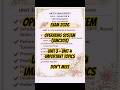 AKTU MCA Operating System (BMC203) Important Topics 🔥 | Unit 3 &amp; 4 | Exam 2026 | One Night Revision