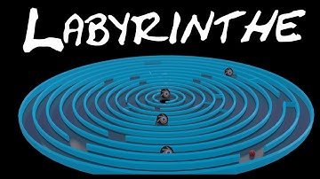 labyrinthe 3D  jeux blender avec scores