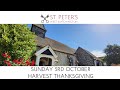 Online Harvest Thanksgiving Service. Sunday 3rd October 2021
