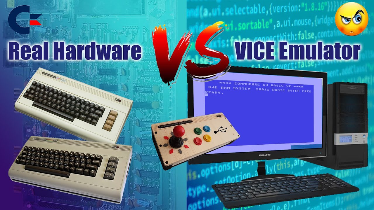 Commodore, Real Hardware VS Vice Emulator YouTube