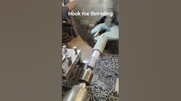Hook me threading kaise hota hai #machinist #leathmachine #machine #automobile #sorts #threads #sort