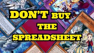 DONT BUY THE SPREADSHEET