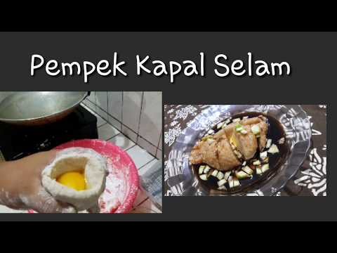 Cara Membuat Pempek Kapal Selam Tanpa Ikan. 