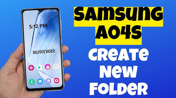 Samsung A04s How to Create New Folder || Create Folder in My files Samsung Galaxy A04s