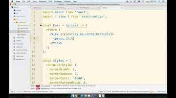 [React Native] Passing Components as Props