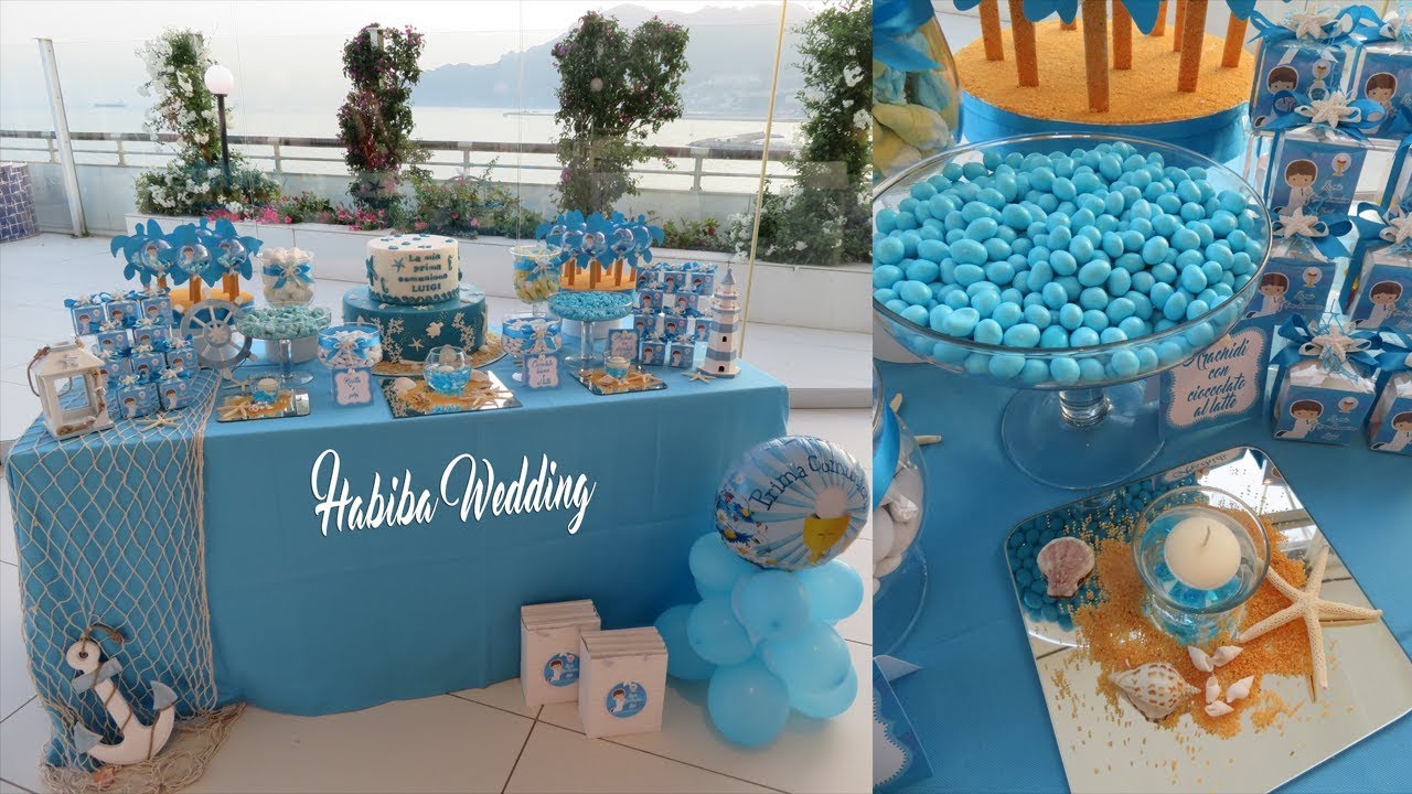 Allestimento Prima Comunione Tema Mare Sweet Table Sea Themed Youtube