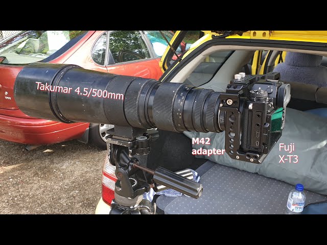 Takumar 4.5/500mm with X-T3 sample pics and video - YouTube