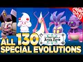 All 130 special evolutions in pokemon hidden treasure of area zero  scarlet  violet