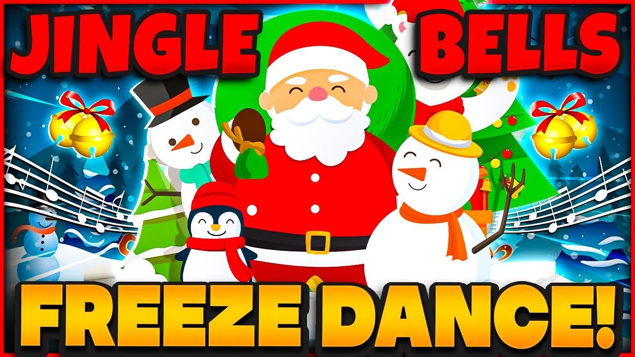 Christmas Songs for Children 🎄 Christmas Freeze Dance with Lyrics
