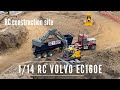 RC hydraulic excavator VOLVO EC160E - Scale 1/14, RTR, FULL METAL, 10 KG WEIGHT