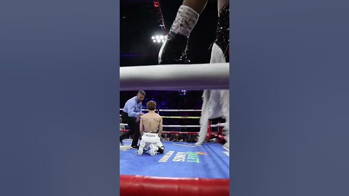 RINGSIDE OF INOUE GETTING KNOCKED DOWN 😬