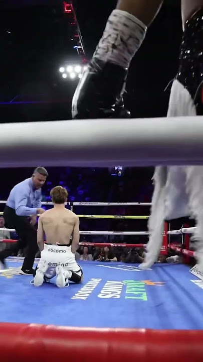 RINGSIDE OF INOUE GETTING KNOCKED DOWN 😬