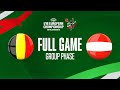 LIVE - Belgium v Austria | FIBA U16 European Championship 2022 - Division B