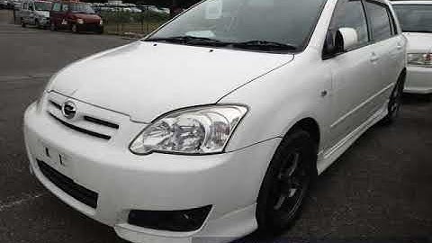 2004 TOYOTA COROLLA RUNX Z ZZE123 - Japanese Used Car For Sale Japan Auction Import