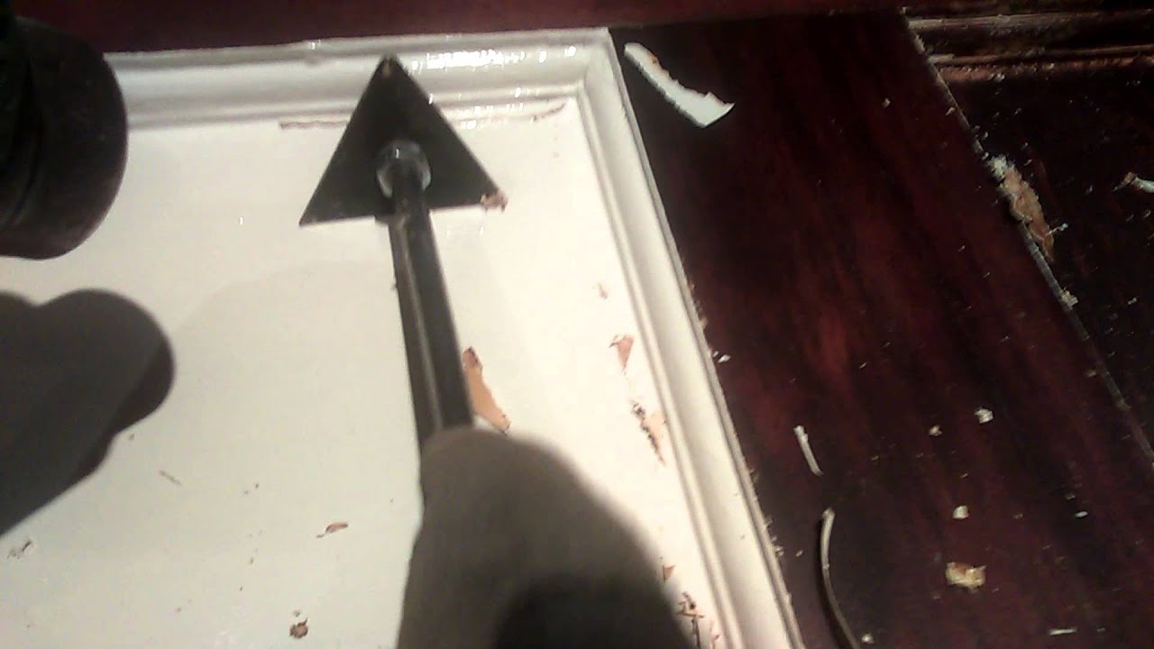 How to clean paint from door with air gun. YouTube