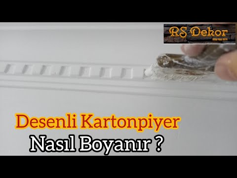 Desenli Kartonpiyer Boyama Şekli Desenli Kartonpiyer Desenli Kartonpiyer boyası