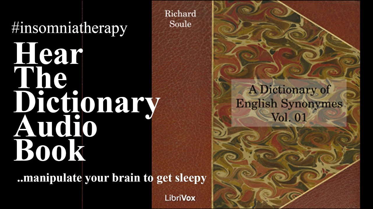 Insomnia Therapy Hear The Dictionary Audio Book to manipulate your