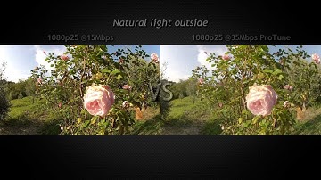 GoPro Hero 2 Protune comparison test