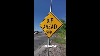 Kirby or San Antonio? Who's responsible for a dangerous dip off Ackerman Road