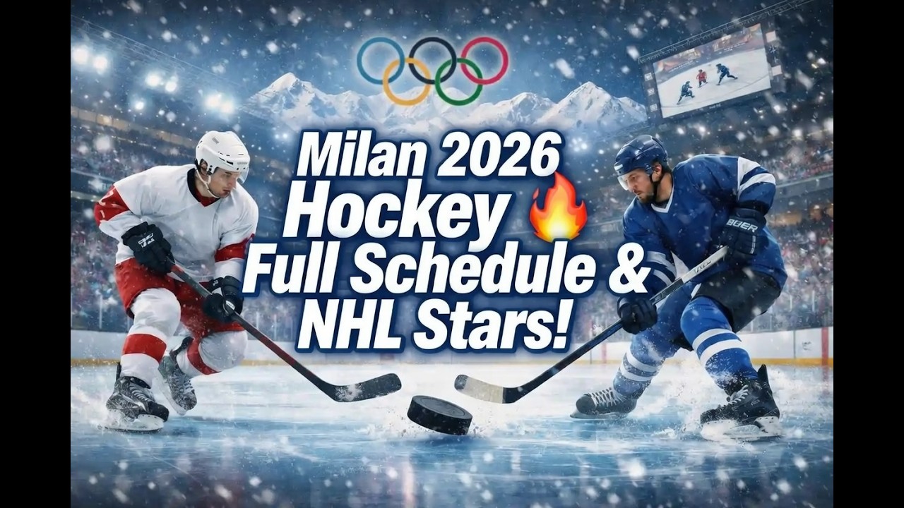 2026 Winter Olympics Ice Hockey Full Schedule, NHL Stars, Venues & Key ...