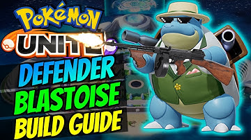 How to play BLASTOISE in Pokemon UNITE - Blastoise Builds, Items & Skills Guide