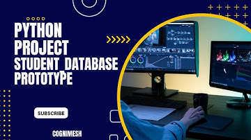 Python Building a Student Database Application with GUI #canva #clipchamp #python #project #students