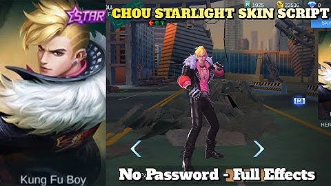 Chou Starlight Skin Script (Go Ballistic) - No Password