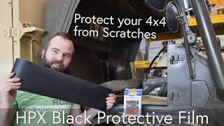 Protect Your Car Paint From Scratches, HPX Black Protective Film